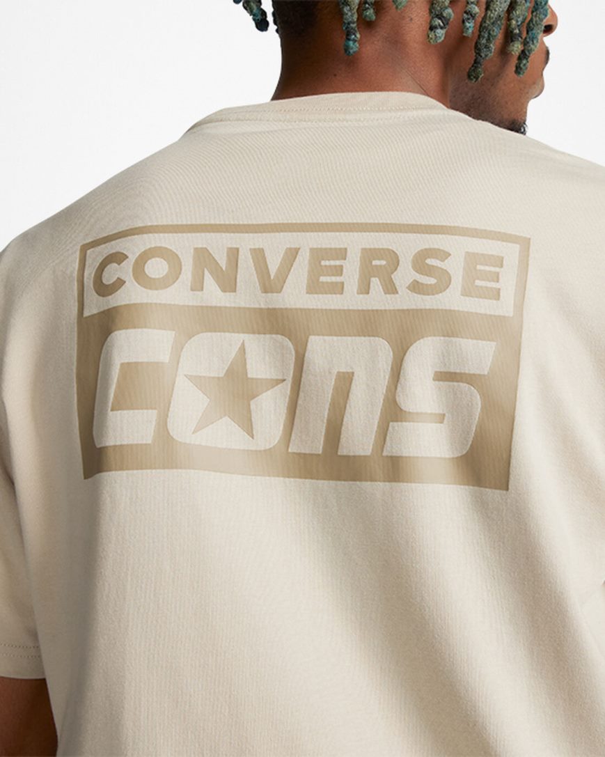 Pánské T-Shirts Converse CONS Grafická Šedé | CZ DPTA21